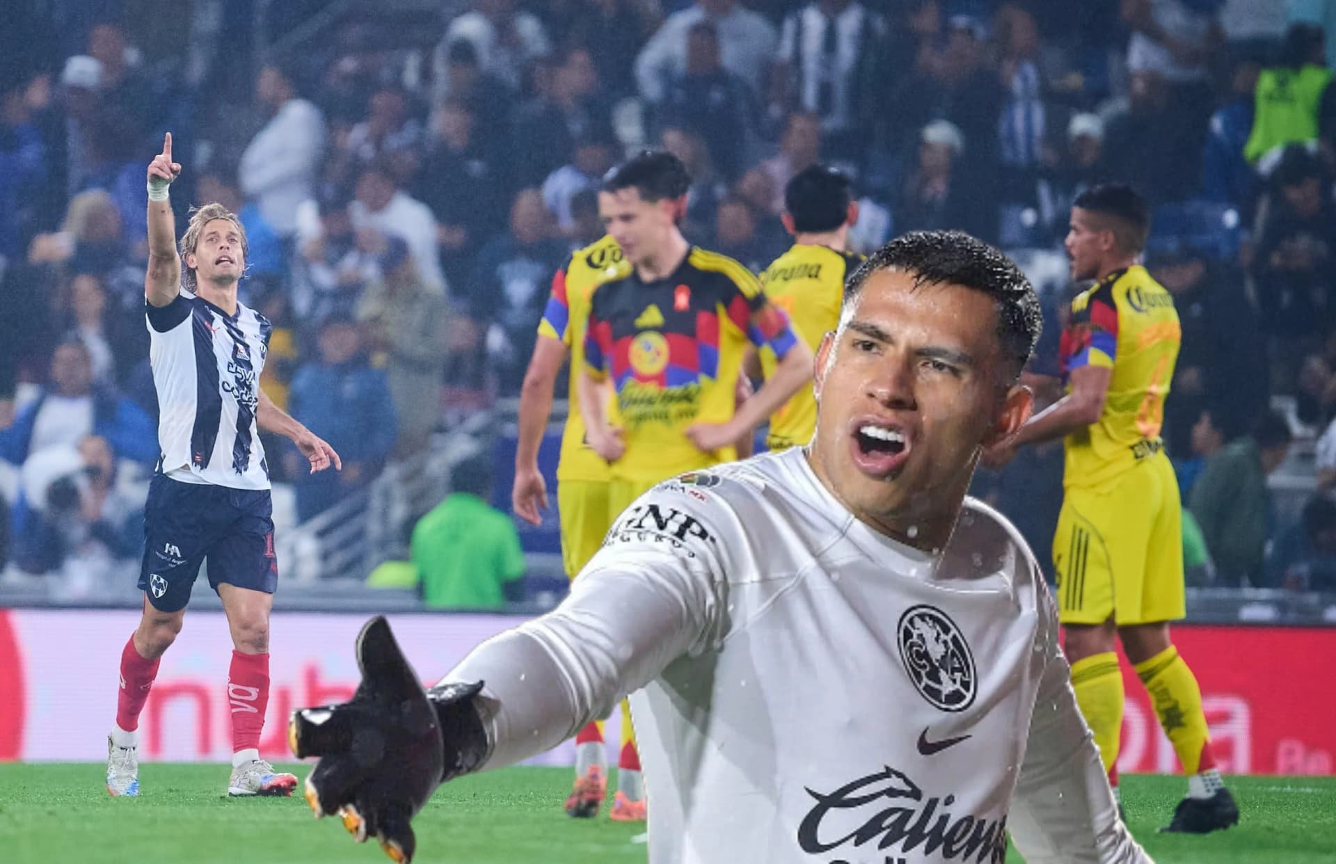 Malagón explotó tras el gol de Canales y señaló directo a su compañero por la desconcentración.