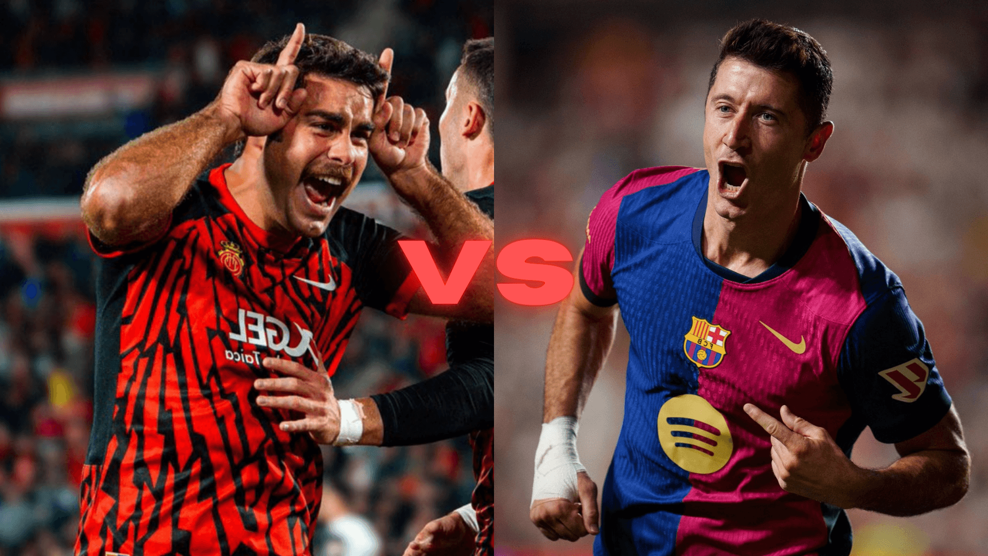 Mallorca vs Barcelona | Fotos: @RCD_Mallorca y @FCBarcelona