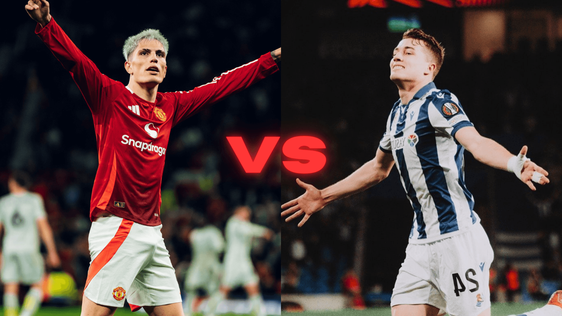 Manchester United vs Real Sociedad | Fotos: @ManUtd y @realsociedad