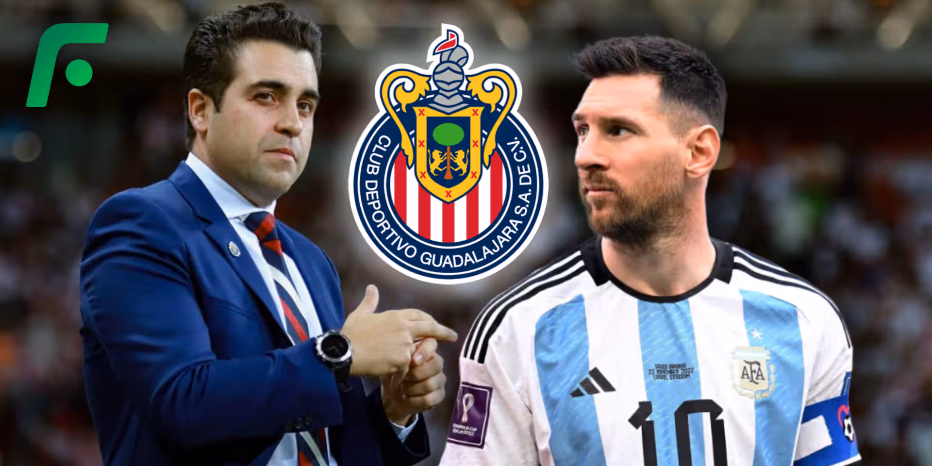 Marcelo Michel Leaño y Lionel Messi (Fuente: MEXSPORT)