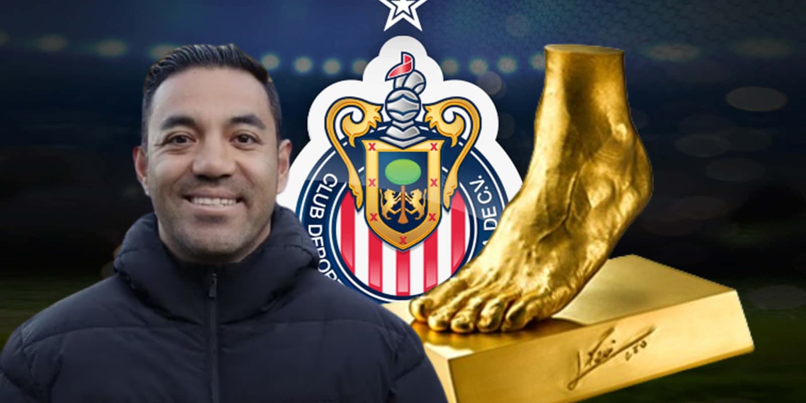 Marco Fabián junto a la zurda de oro / FOTO RÉCORD