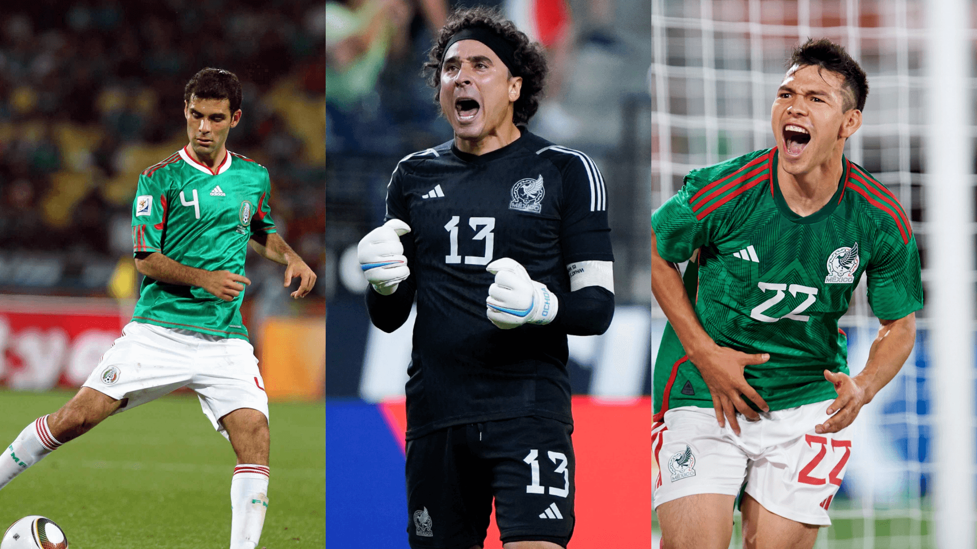 Márquez, Ochoa y Lozano. | Fotos: Mex Sport
