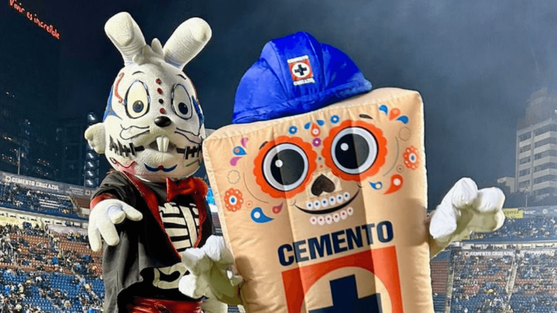 Mascotas de Cruz Azul | Foto: @CruzAzul