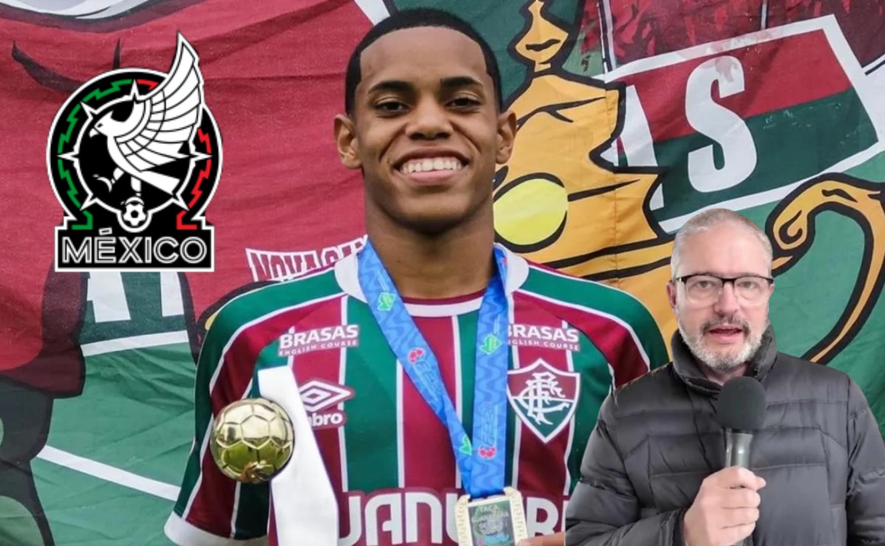 Matheur Reís fue campeón de Libertadores con el Fluminense de Brasil.