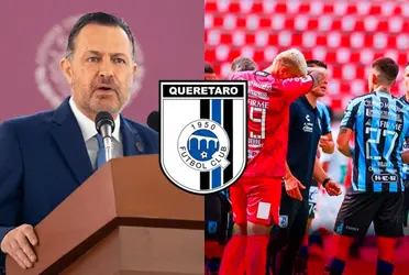 Mauricio Kuri, gobernador de Querétaro, deja un gran mensaje a la afición de Gallos Blancos.