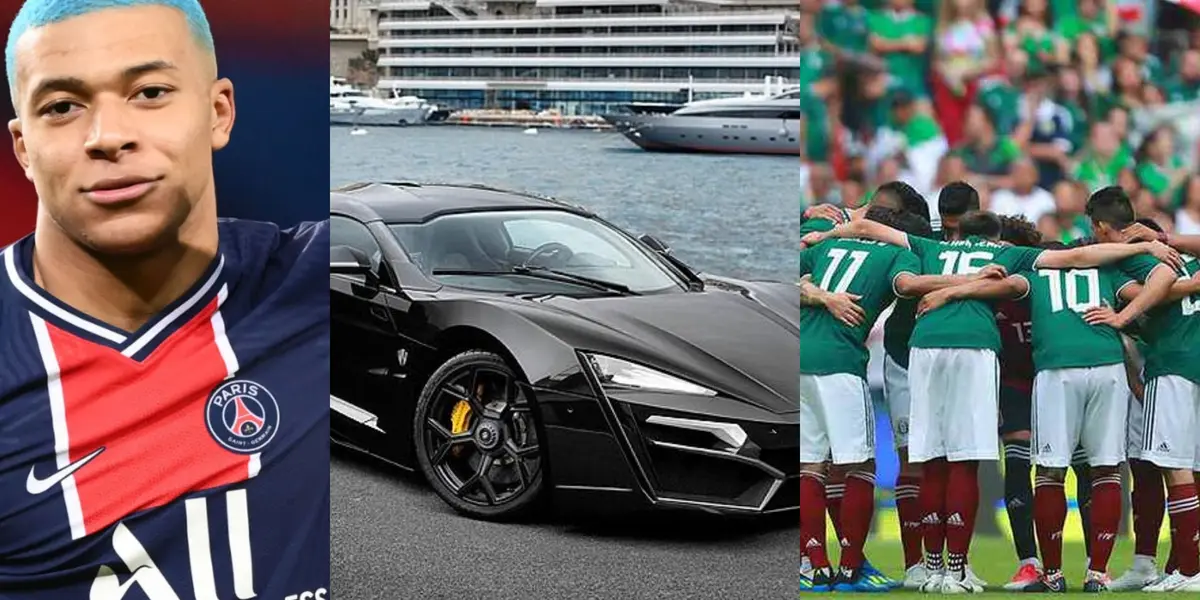 Mbappé es campeón del mundo, se compró un coche Mercedes que presumió en redes sociales, pero un jugador mexicano se compró el mismo coche, quizá sin mérito.