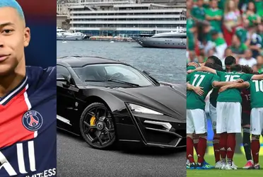 Mbappé es campeón del mundo, se compró un coche Mercedes que presumió en redes sociales, pero un jugador mexicano se compró el mismo coche, quizá sin mérito.