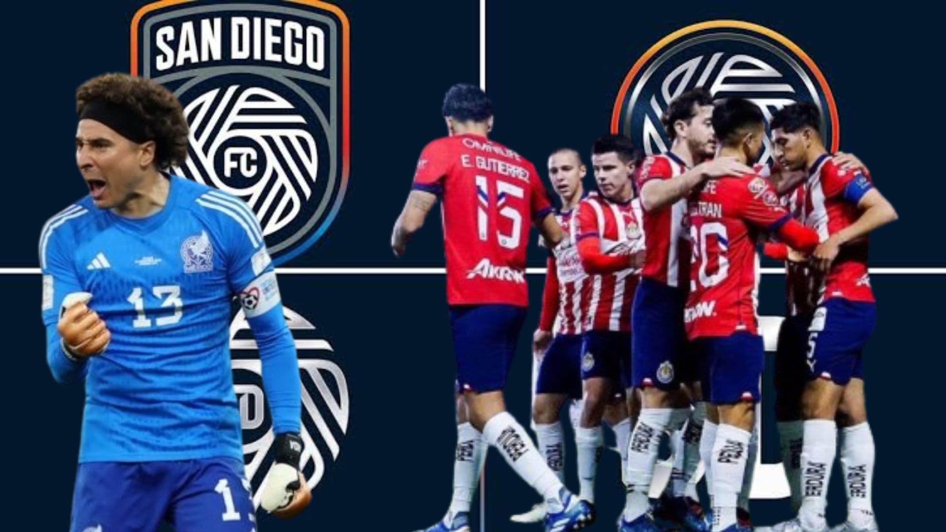 Memo Ochoa y jugadores de Chivas celebrando