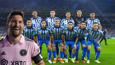 Messi detrás de la alineación de Rayados / FOTO Rayados oficial
