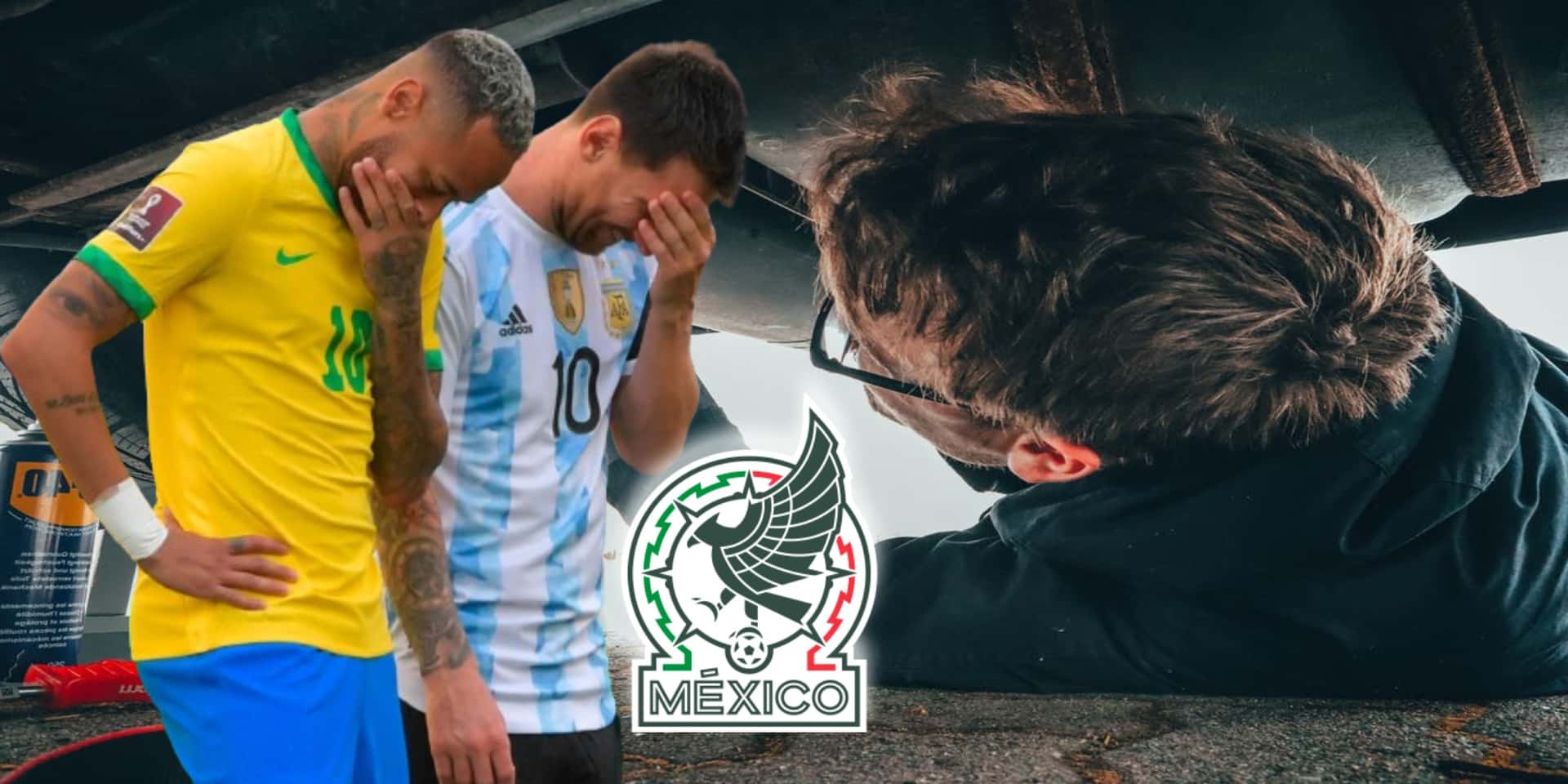 Messi y Neymar durante partido entre Brasil vs. Argentina / Foto: ESPN