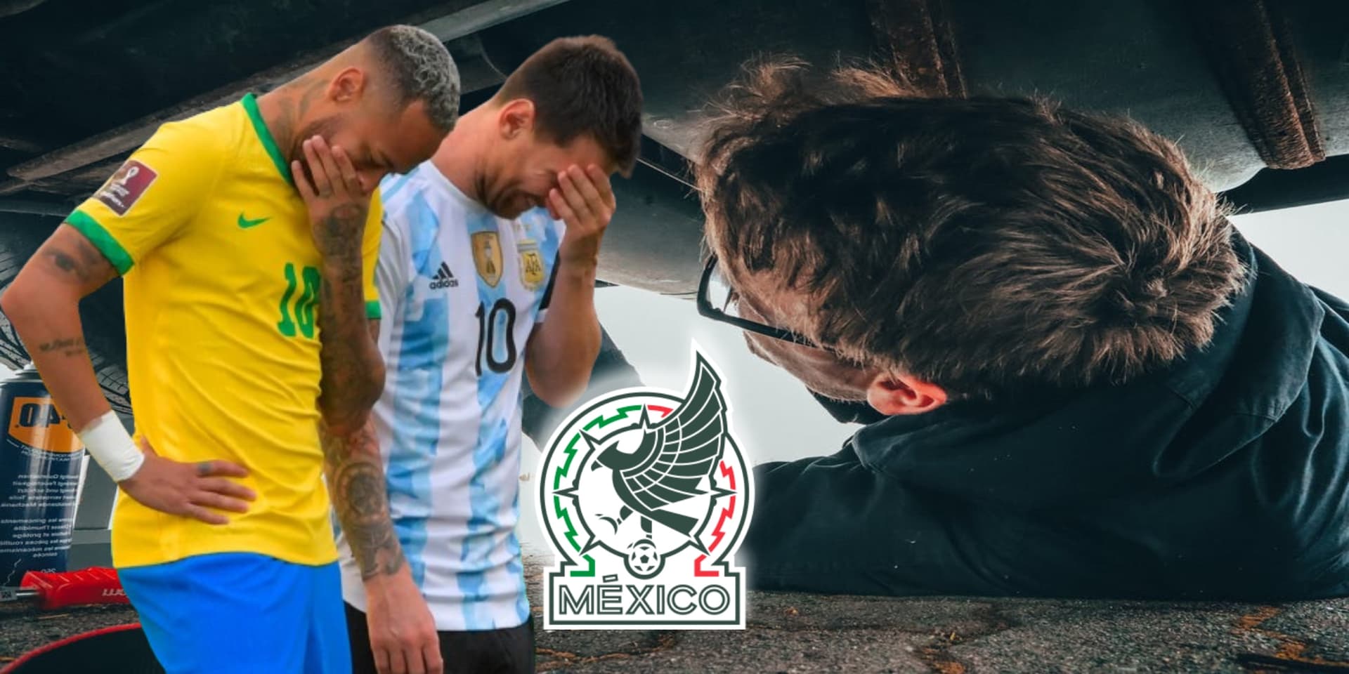 Messi y Neymar durante partido entre Brasil vs. Argentina / Foto: ESPN
