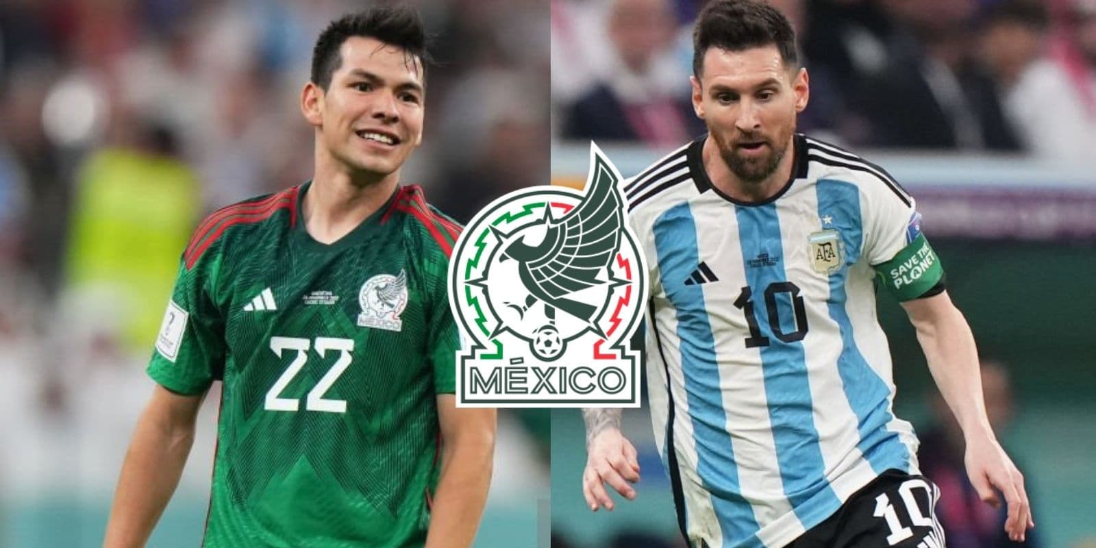 México fue local en la cancha de Lusail y corearon el nombre de Hirving Lozano; así reaccionó Lionel Messi