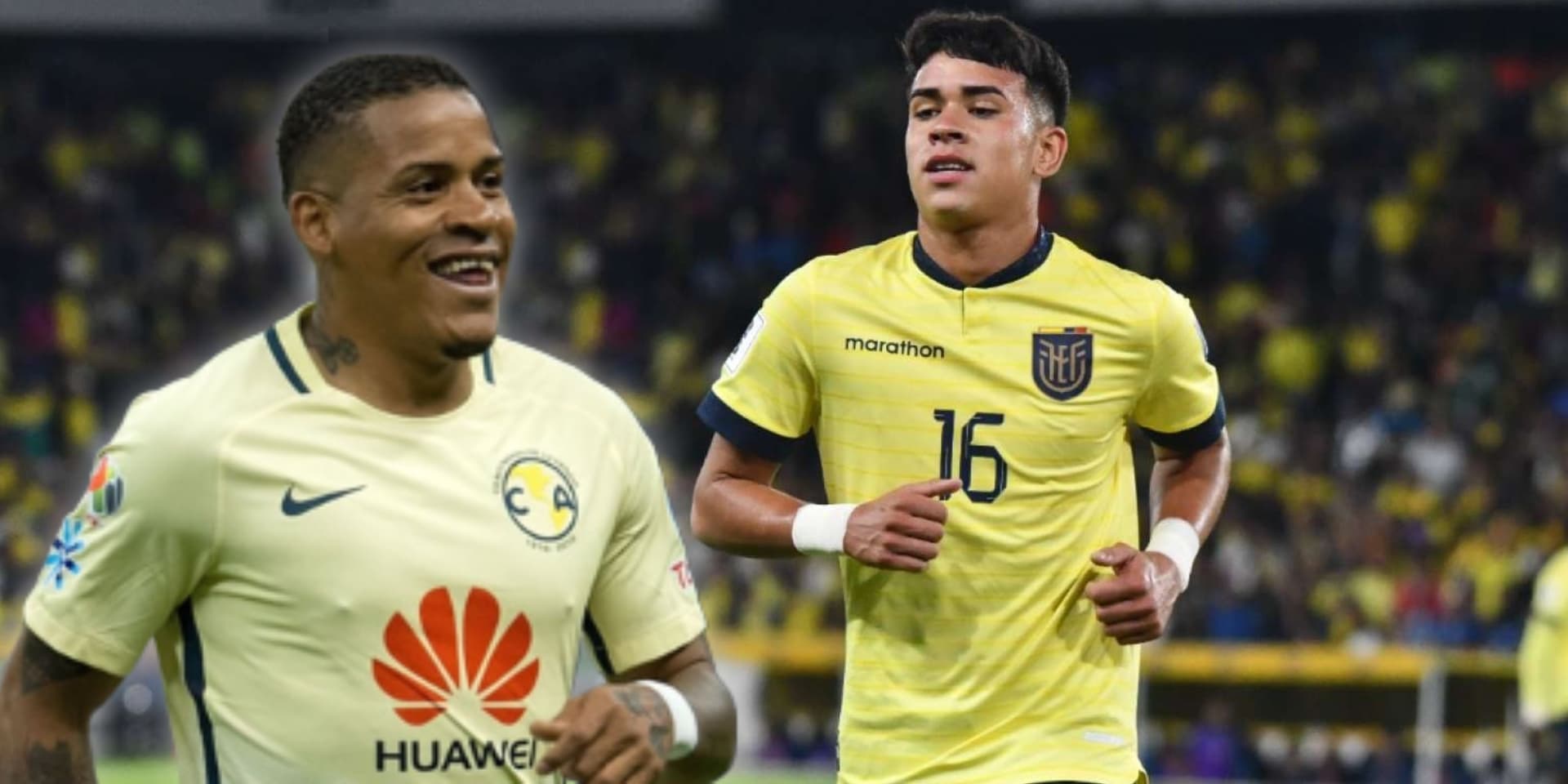 Michael Arroyo con la playera del América / Foto: ESPN