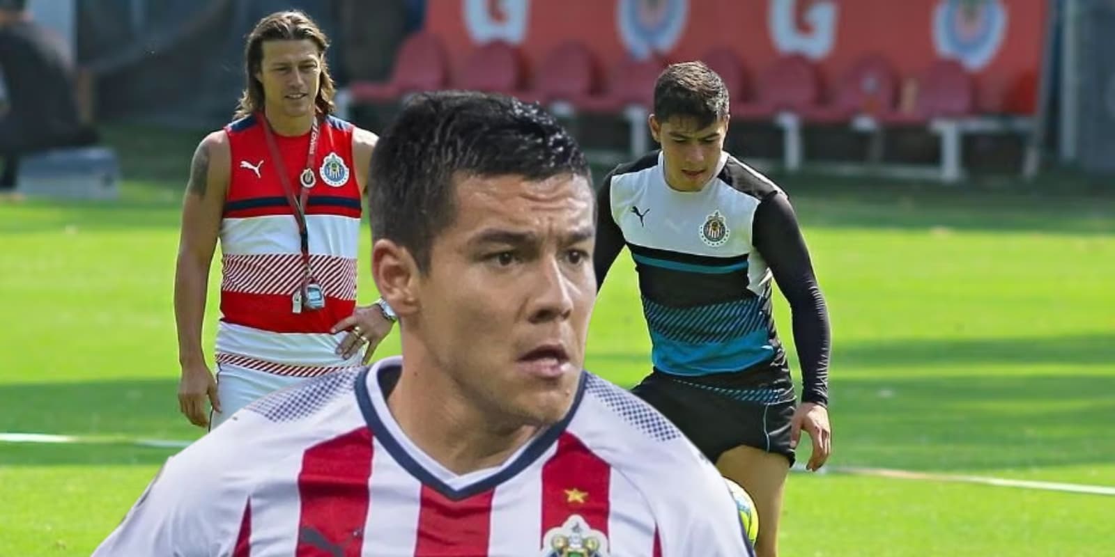 Michael Pérez junto a Matías Almeyda / FOTO TUDN