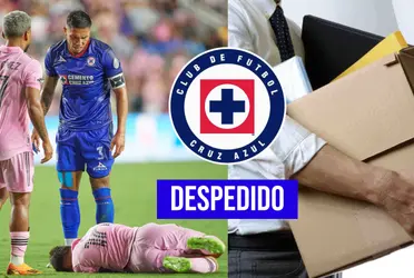 Mientras Cruz Azul perdió ante Lionel Messi, el que se queda sin trabajo de manera oficial