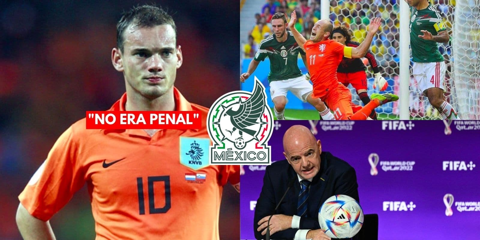 Mientras en Países Bajos aceptan que no era penal, la FIFA eliminaría nuevamente al Tri de un Mundial
