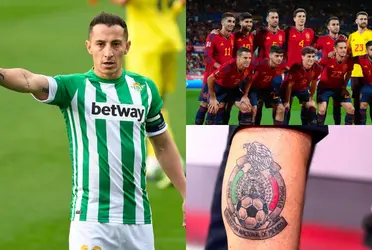 Mientras Guardado dijo ser un español más, el crack de España que se tatuó el escudo de México