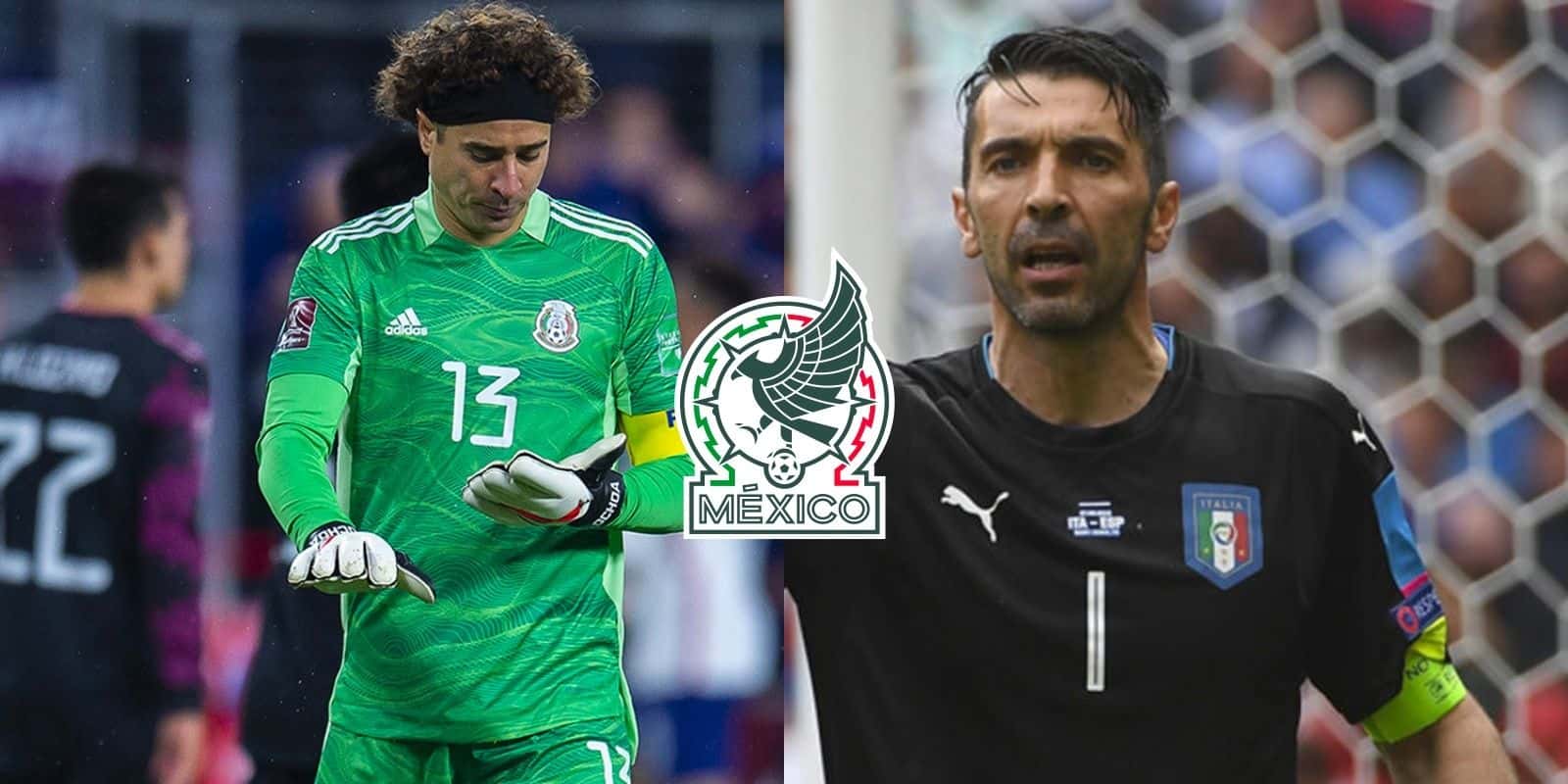 Mientras Guillermo Ochoa admira a Buffon, el portero del Tri que el italiano felicitó por ser un crack