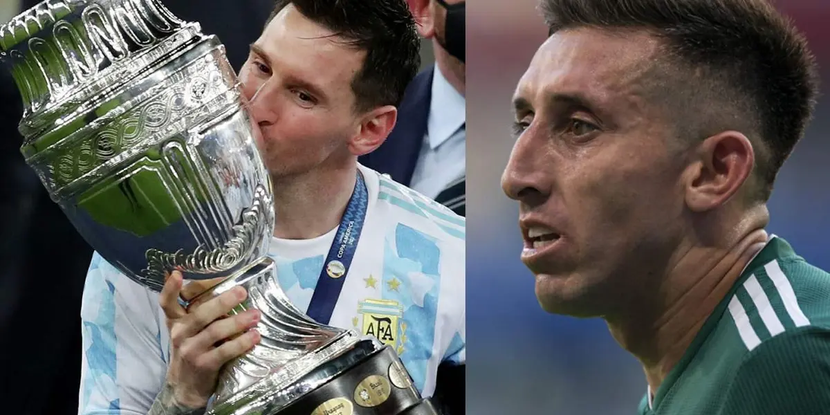 Mientras Héctor Herrera disputa la Copa Oro recibe un golpe bajo de Lionel Messi y la Selección Argentina, tras ganar la Copa América.