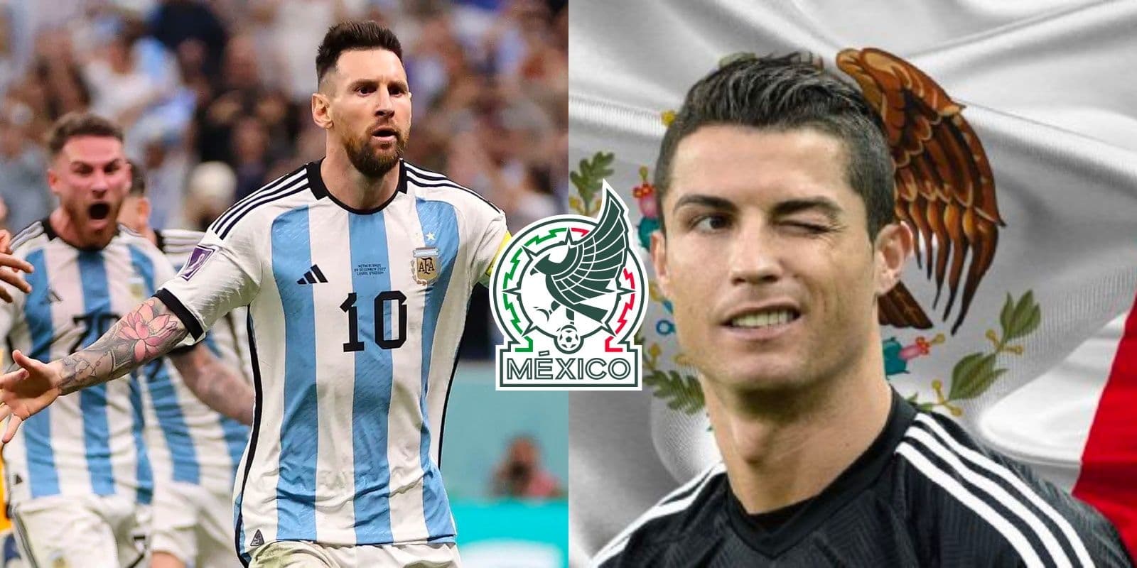 Mientras Lionel Messi la pisó, conoce la increíble acción de Cristiano Ronaldo con la del Tri