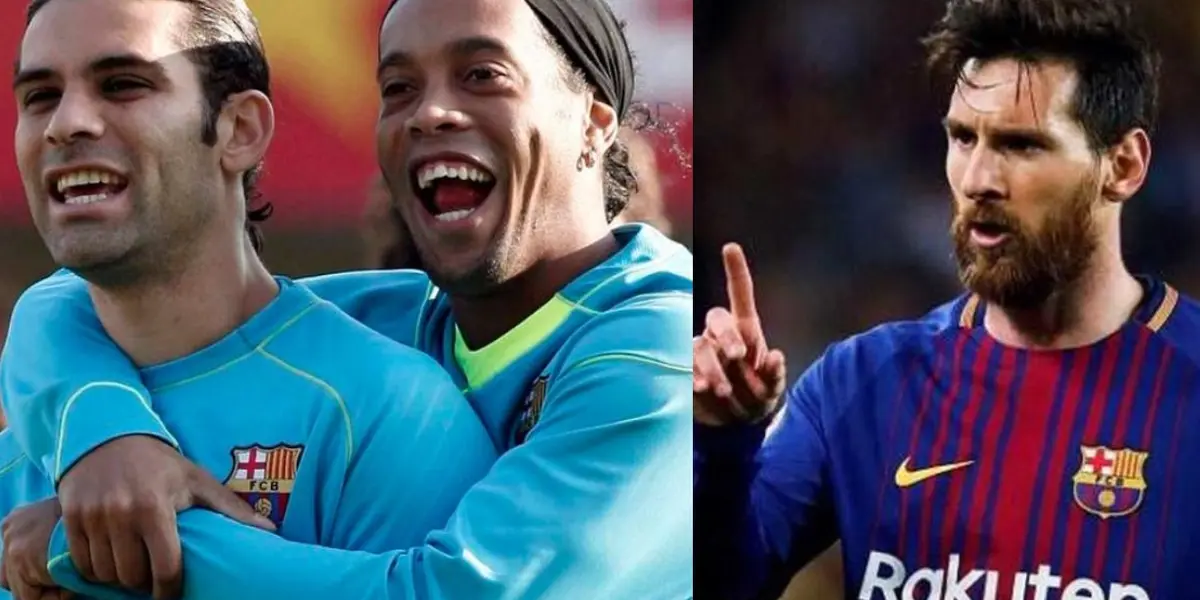 Mientras Messi lo insultó en una práctica esto fue lo que Ronaldinho vio en Rafa Márquez y por eso se ganó el respeto el mexicano, del 10 de Brasil.