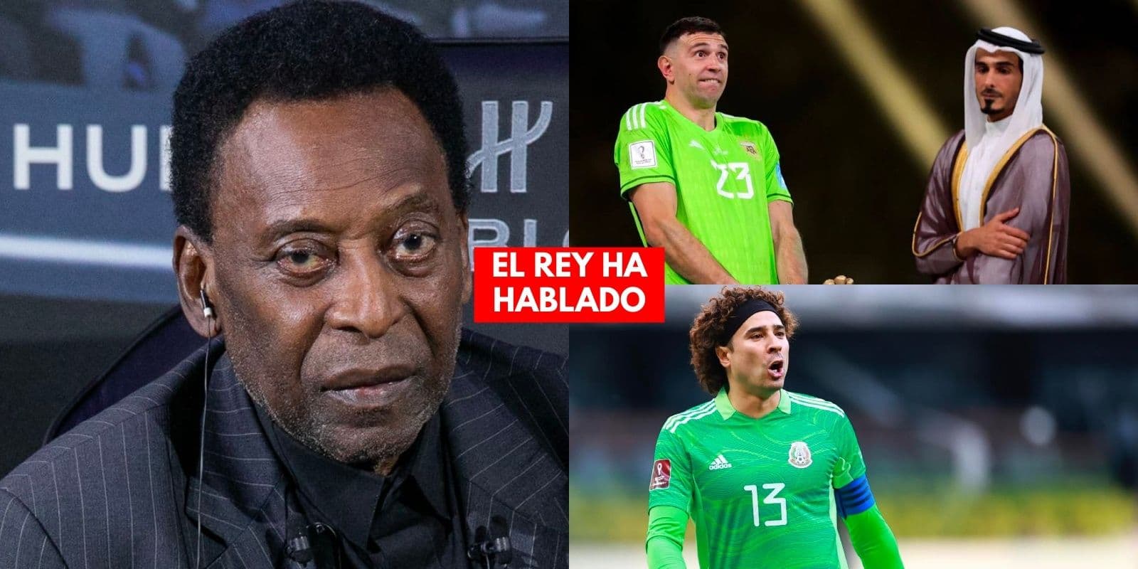 Mientras Pelé ignoró al Dibu Martínez, conoce lo que el brasileño dijo de Guillermo Ochoa