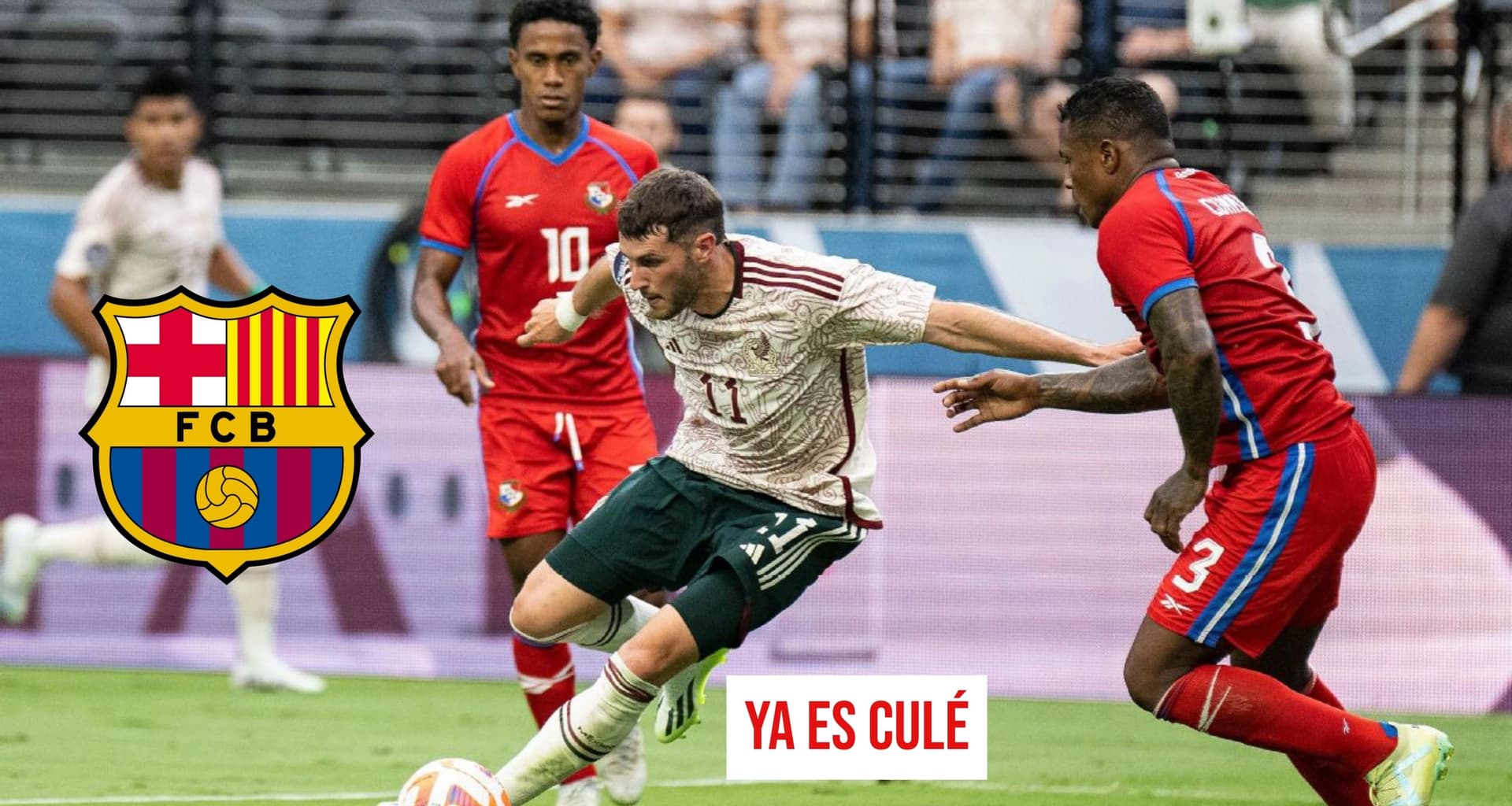 Mientras se juega la final de l Copa Oro, el del Tri que impresionó en Barcelona, el acuerdo está cerrado.