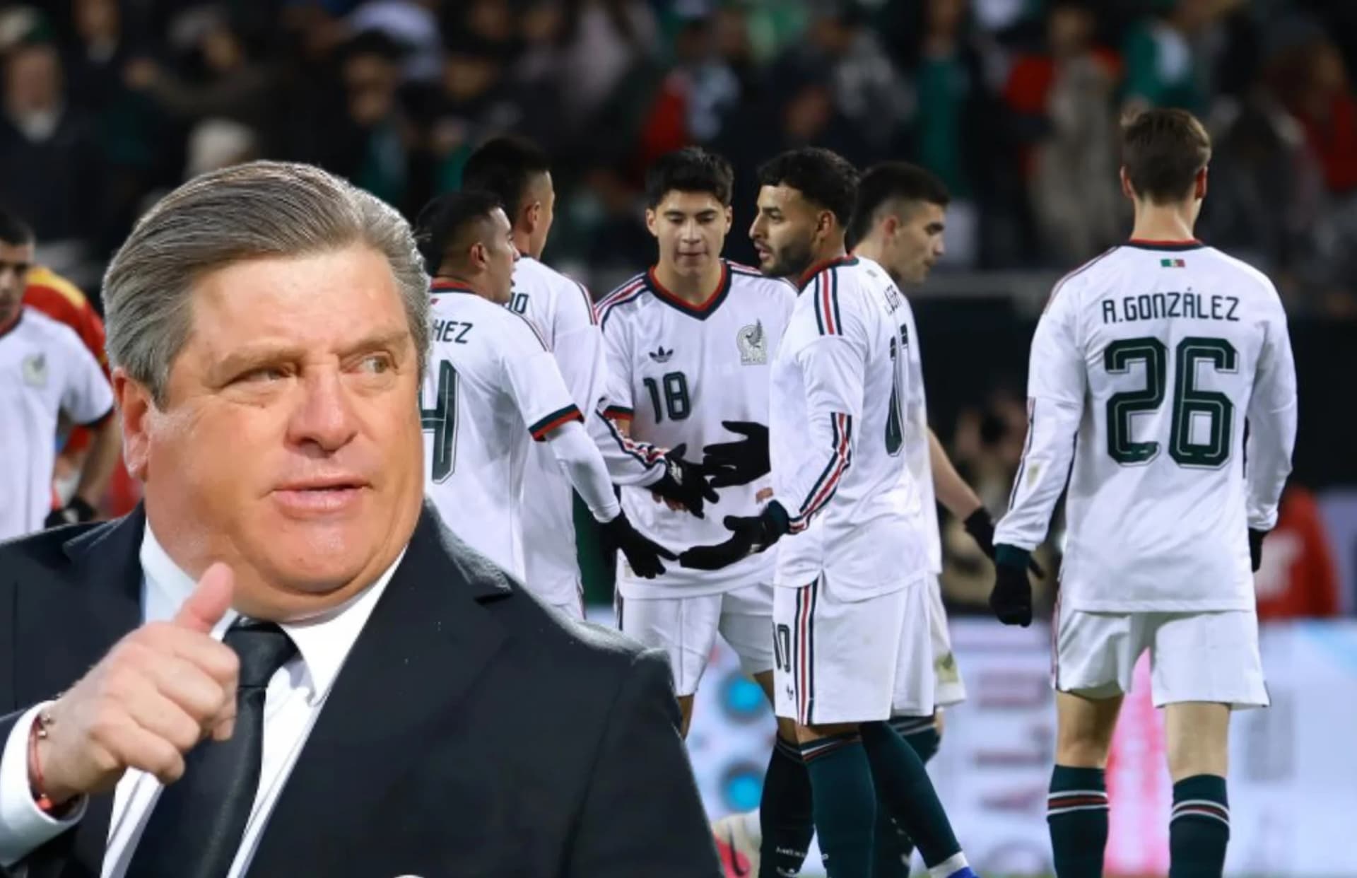 Miguel Herrera dio a sus 3 mejores elementos del encuentro amistoso frente a Bélgica.