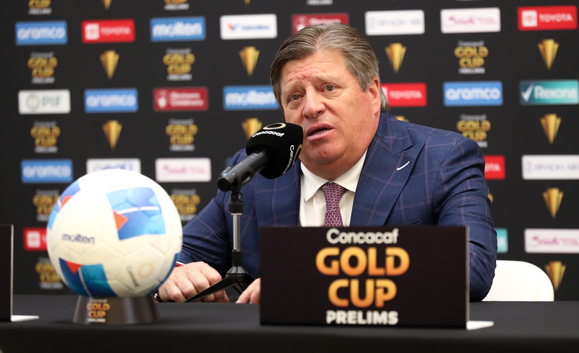 Miguel Herrera en conferencia de prensa (Fuente: Mexsports)