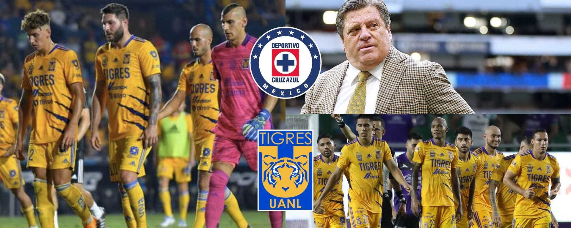 Miguel Herrera improvisó varias posiciones con Tigres y cayó ante Cruz Azul.