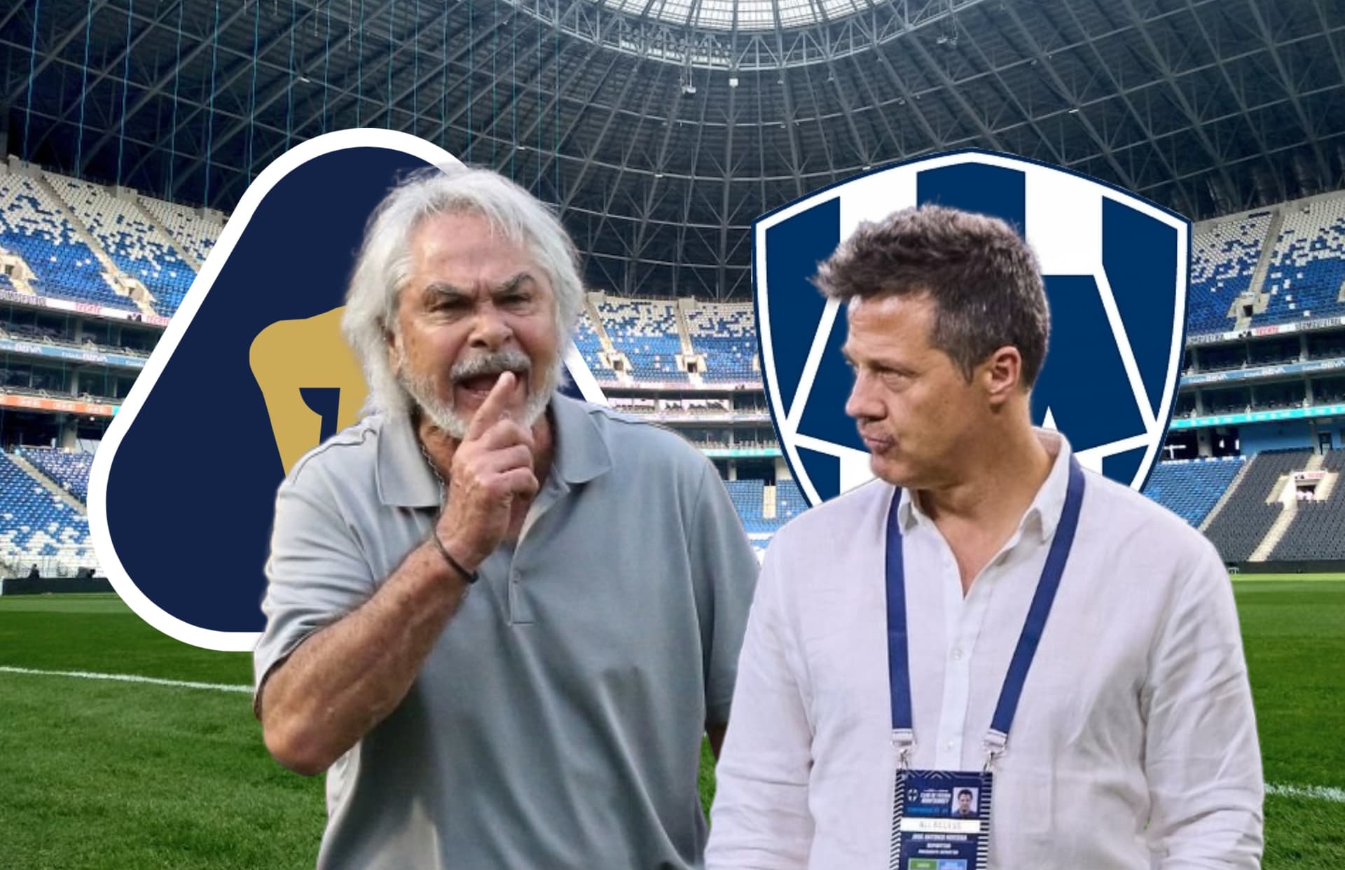 Miguel Mejía Barón y José Antonio Noriega/Foto Liga MX.