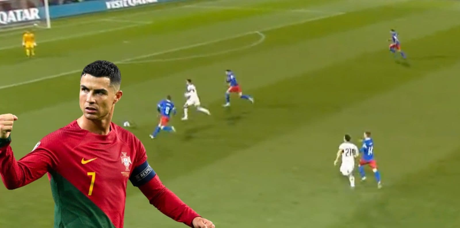 Mira el gol de Cristiano Ronaldo en el partido entre Portugal vs Liechtenstein