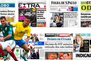 Mira la reacción de la prensa en Brasil al ver que se enfrentarán a la Selección Mexicana