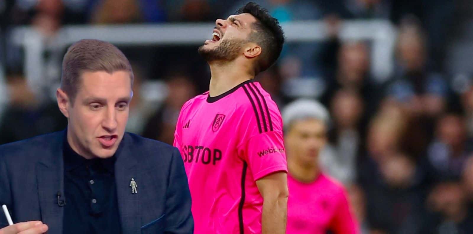 Mira la reacción de Sky Sports Premier League tras la dura entrada de Raúl Jiménez que desencadenó en su expulsión