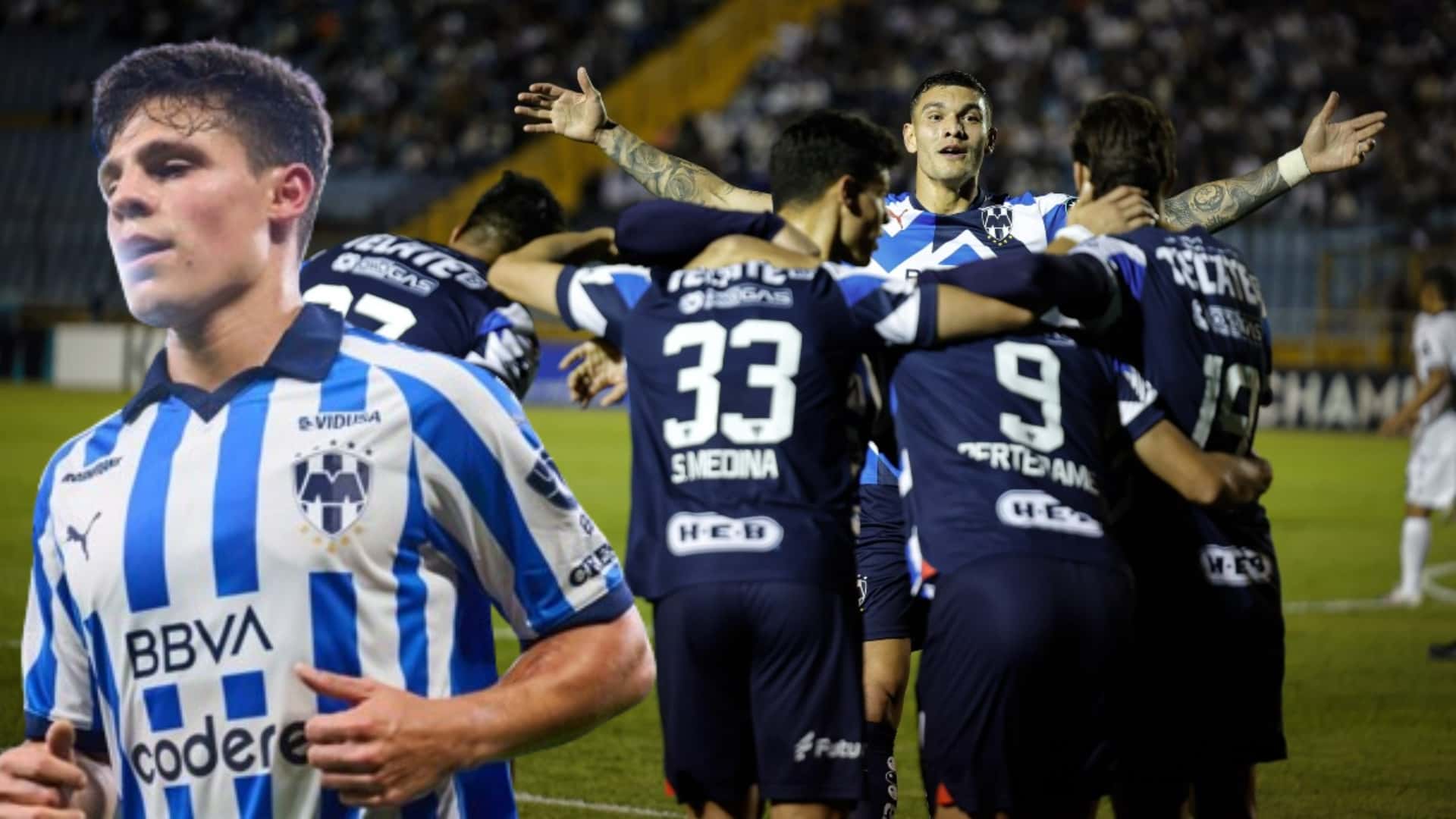 Monterrey goleó 7 goles a 1 a Comunicaciones, pero la mala pinta que dejo Ponchito González en su nueva posición