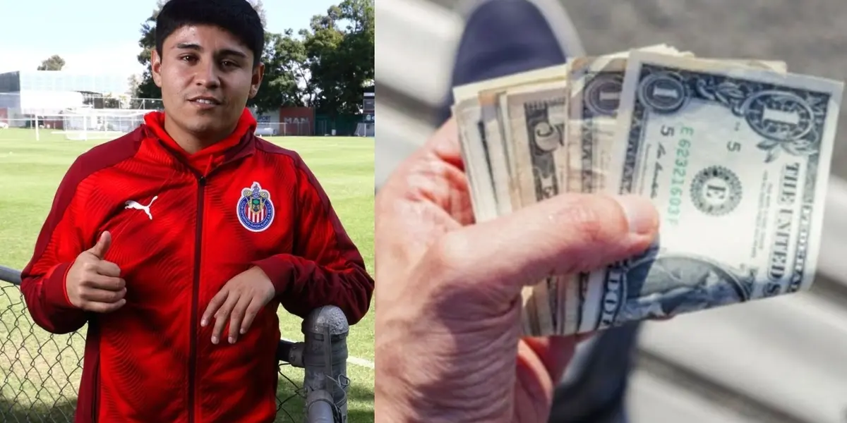 Nadie lo quiere aunque tiene mucho talento, en Chivas gana 1 millón de pesos al mes y mira en qué gastó su primer salario Eduardo López.