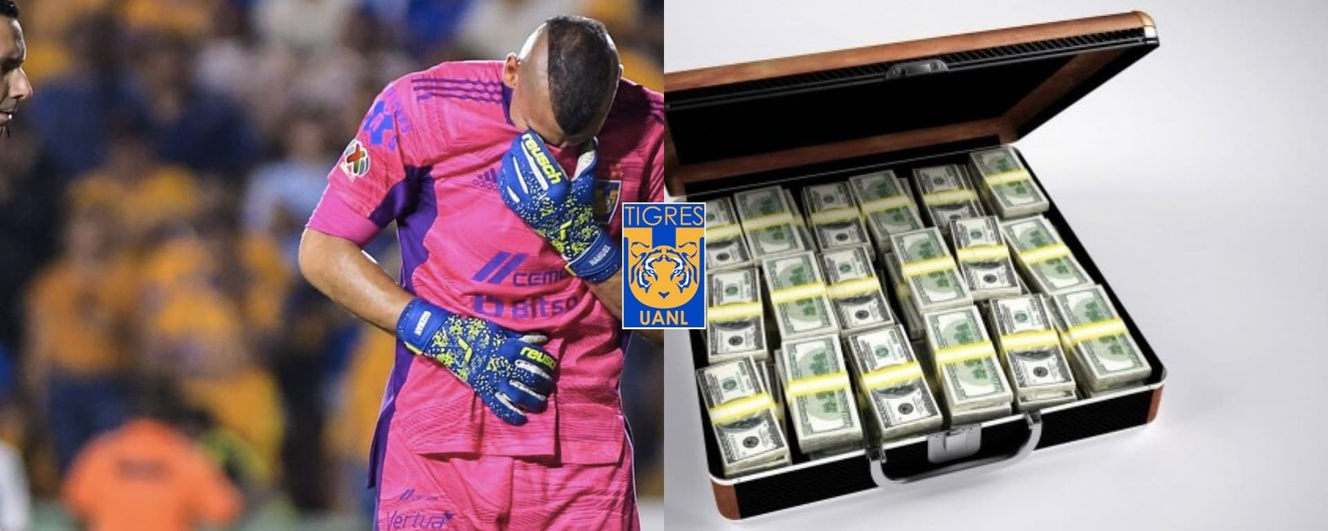 Nahuel Guzmán podría quedar fuera de Tigres gracias a una oferta de 46 millones de pesos.