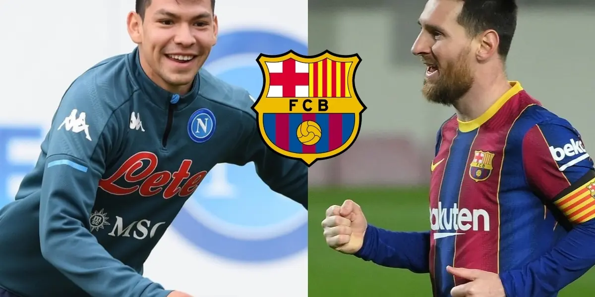Napoli cotiza a Hirving Lozano y le pone un precio a la altura de Lionel Messi.