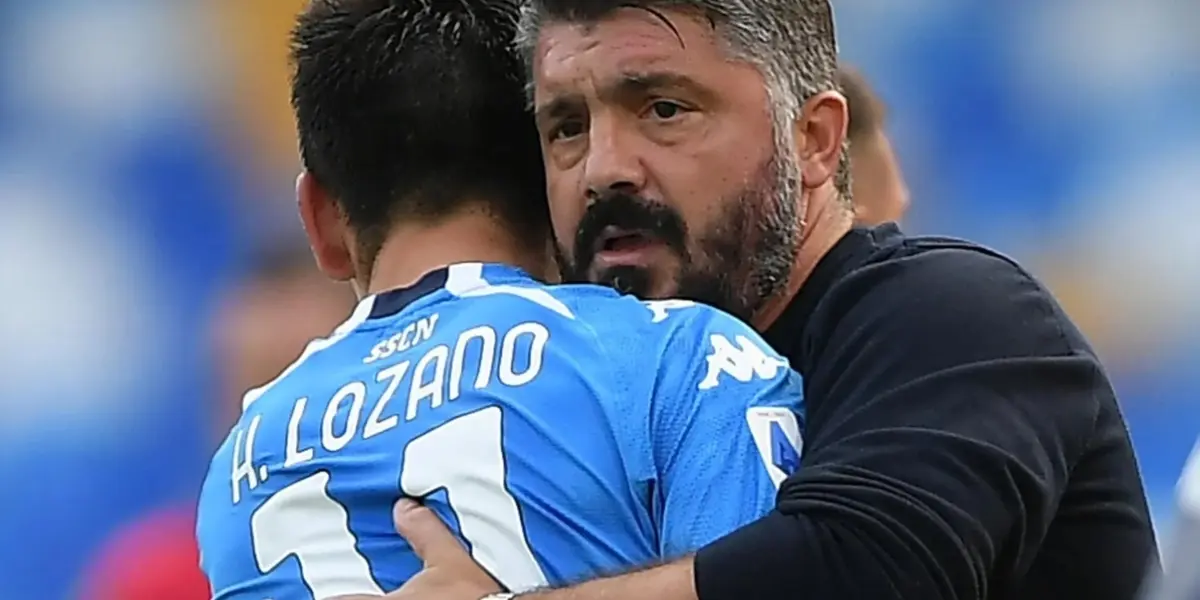 Napoli derrotó 2-0 al Torino y se mete en la pelea por un cupo en la Champions, gracias a la colaboración de Hirving Lozano; la reacción de Gennaro Gattuso da de qué hablar en Italia.