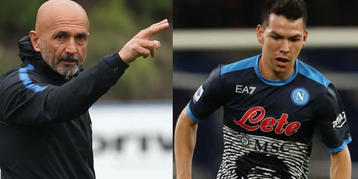 Napoli se juega el pase a 8vos. en la Europa League y Spalletti manda a Hirving Lozano como falso 9 y le saca su mejor complemento de la cancha