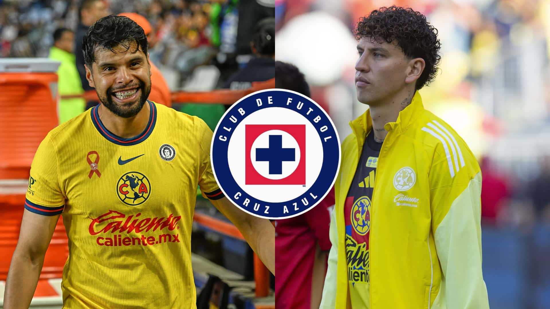 Néstor Araujo e Igor Lichnovsky en el Club América