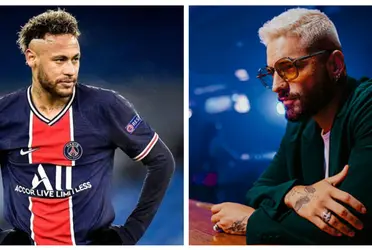 Neymar y Maluma están relacionados por una conocida canción. Descubre la causa de esta extraña dedicatoria.