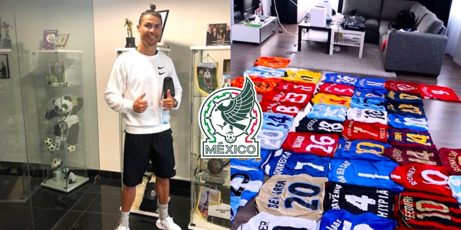Ni Carlos Vela, ni Hugo Sánchez, conoce la playera del jugador del Tri que tiene Cristiano Ronaldo en su museo.