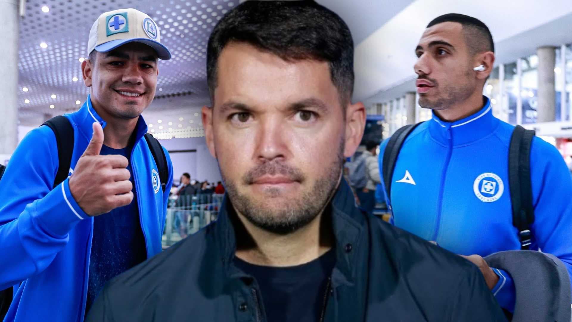 Nicolás Larcamón, Gabriel Fernández y Giorgos Giakoumakis