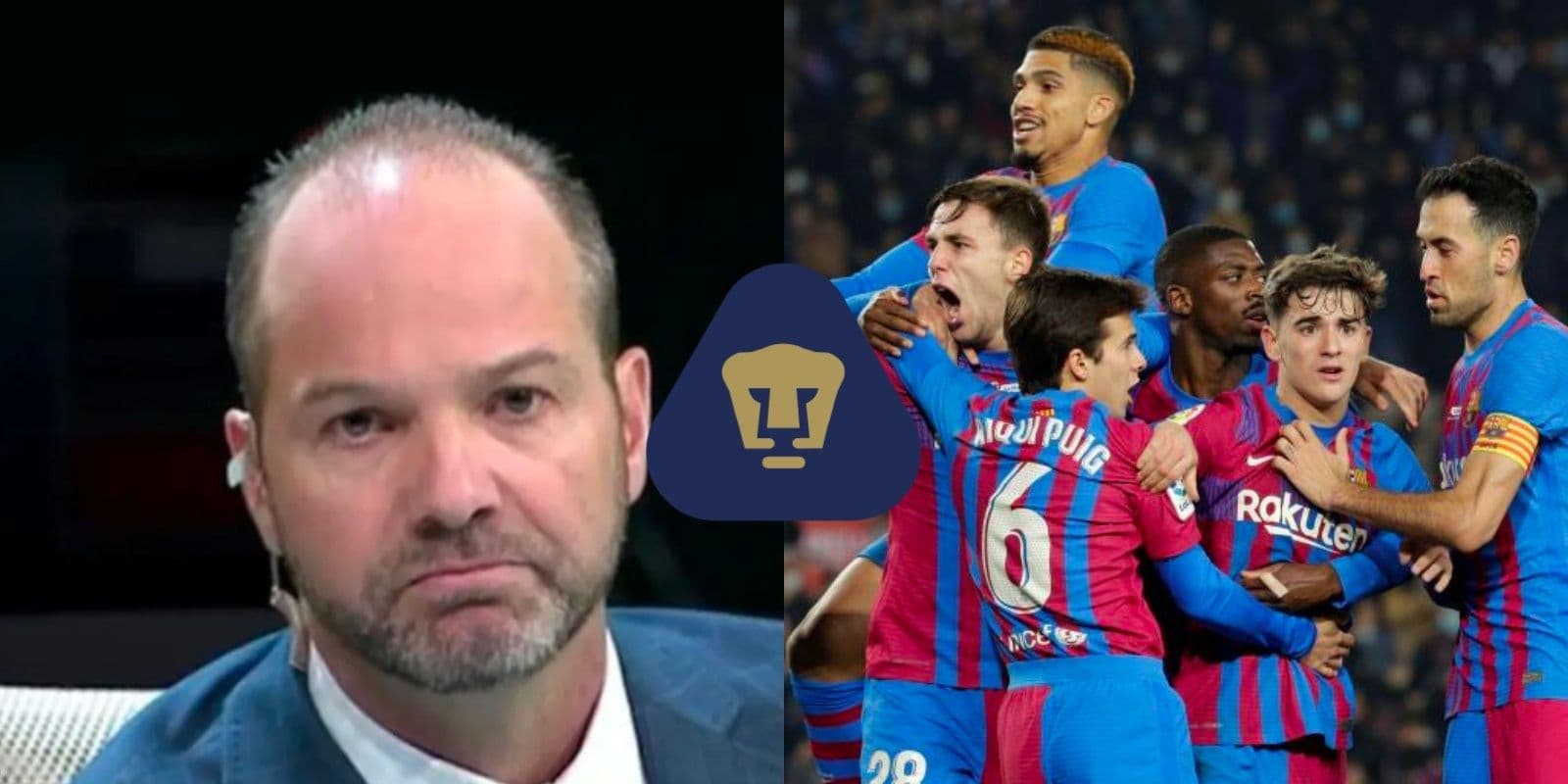 No sólo Hugo Sánchez, sino también García les hace ver al Barcelona que no será fácil ganarle a Pumas.