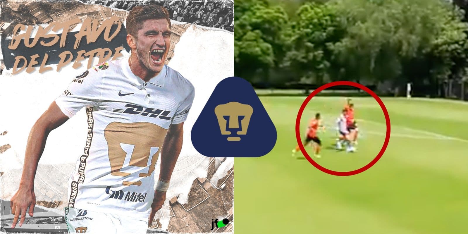 No tardó ni un partido y Del Prete ya se estrena como goleador de Pumas.