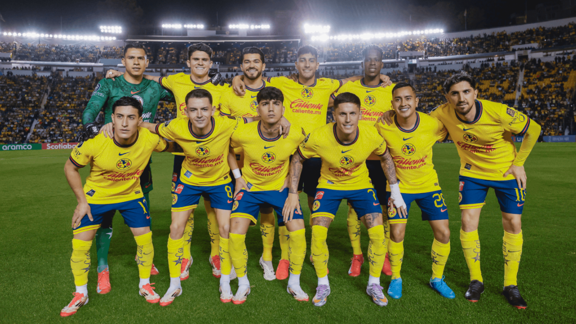 Once inicial del América | Foto: @ClubAmerica