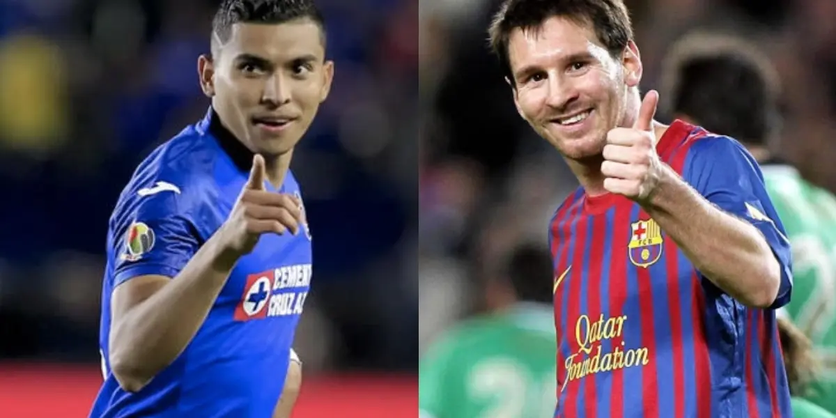Orbelín Pineda hizo recordar uno de los goles más emblemáticos de Lionel Messi.