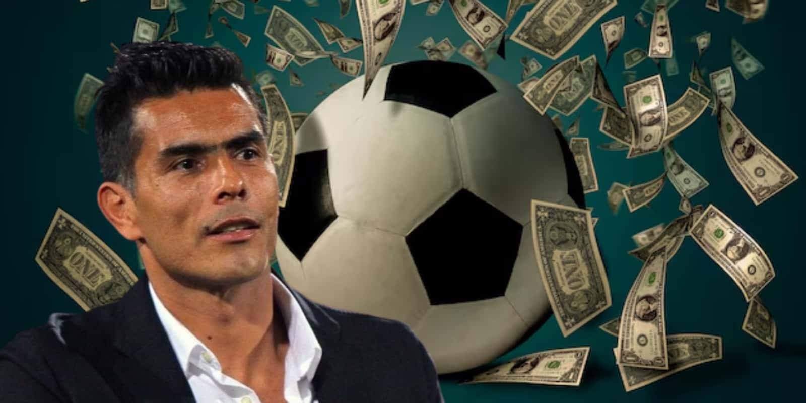Oswaldo Sánchez junto a balón de fútbol / FOTO FUTBOL SAPIENS