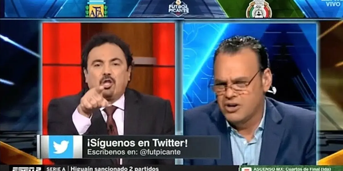 Parece que el programa Fútbol Picante hizo honor al altercado entre David Faitelson y Hugo Sánchez.